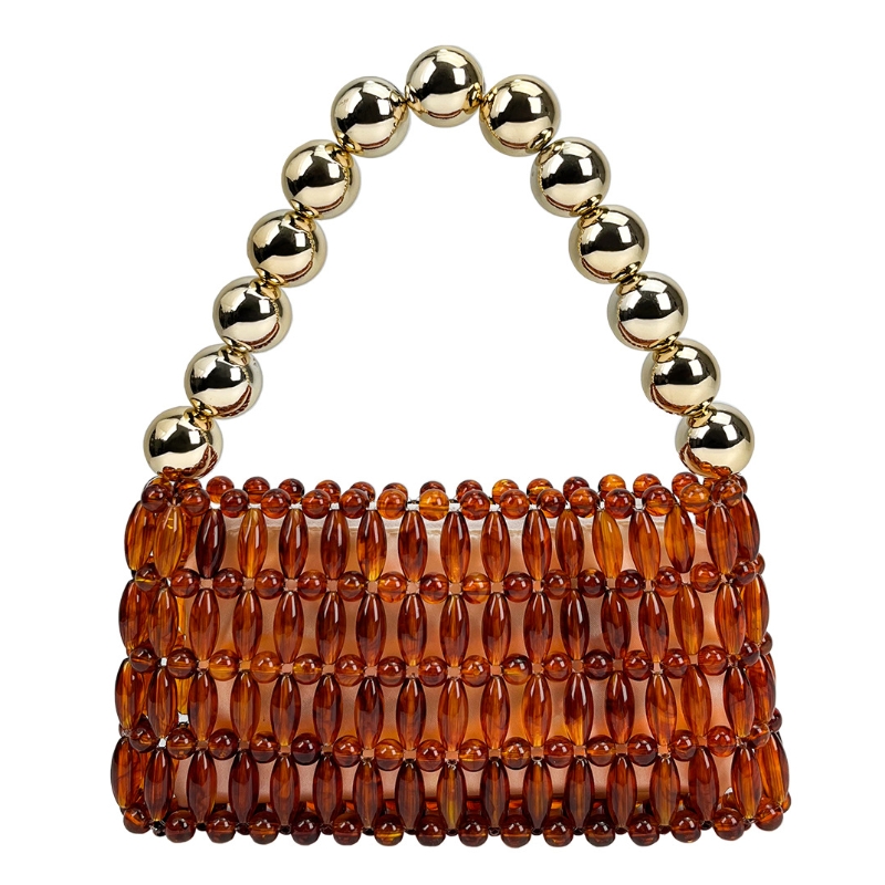 Tortoiseshell Bag Acrylic - Изысканная ручная работа: роскошная сумочка из