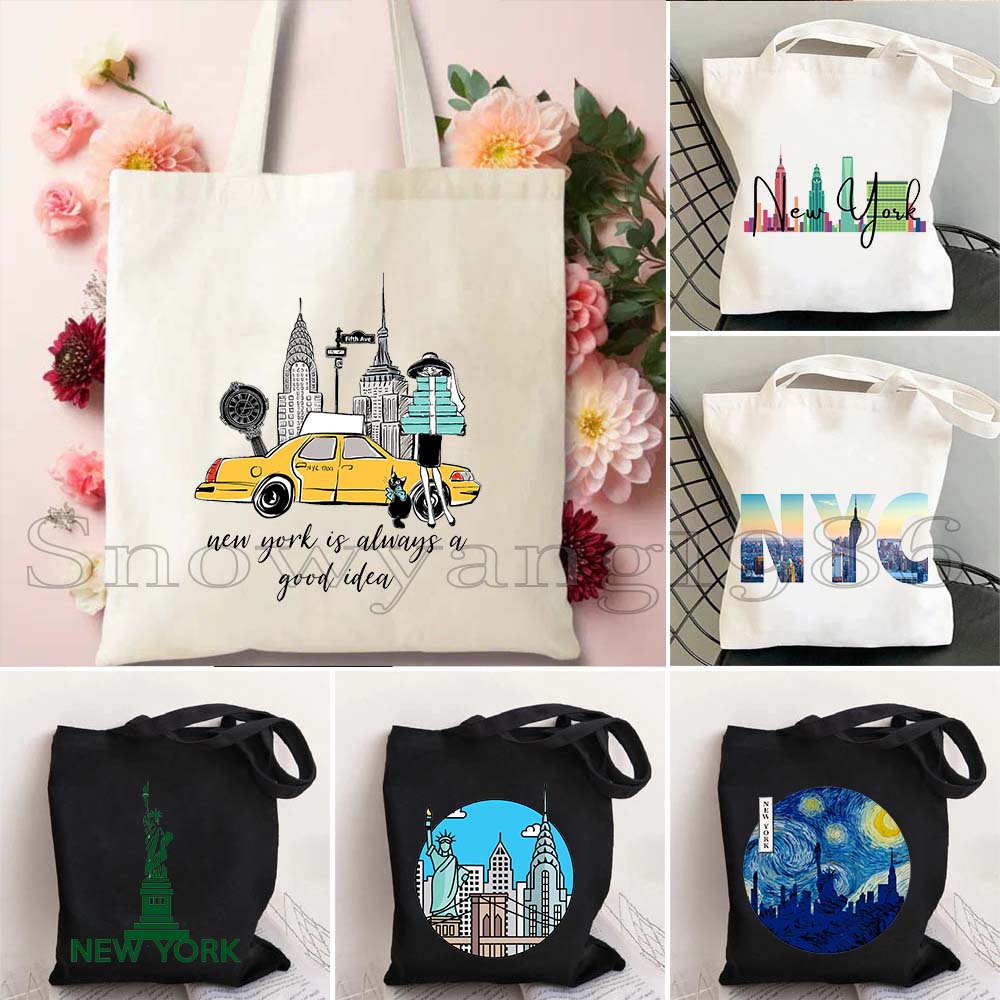 Women Bags Usa - Ретро Нью-Йорк Любов Нью-Йорк Город Статуя