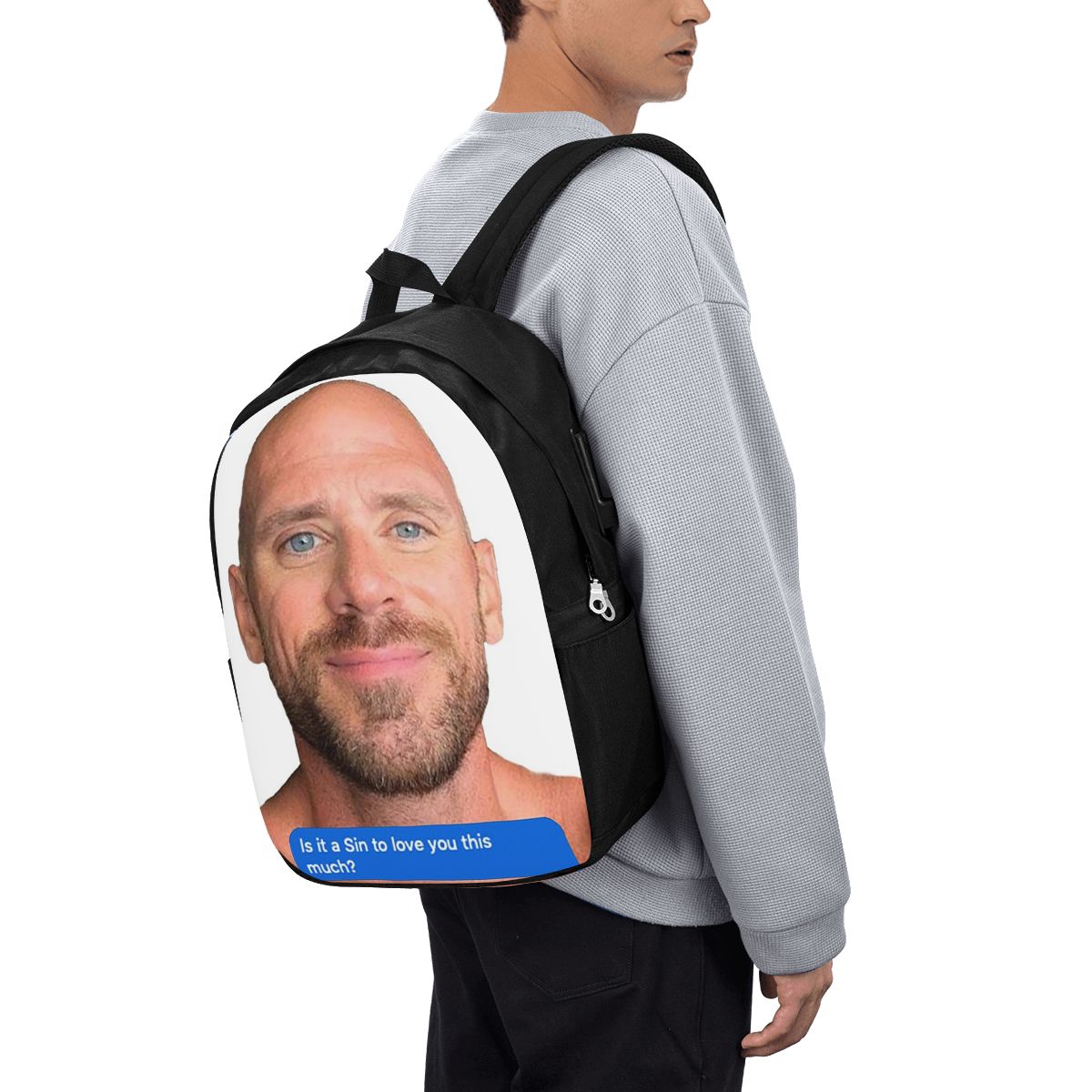 Women'S Bags - Рюкзак Johnny Sins Flirty Text Bubble,