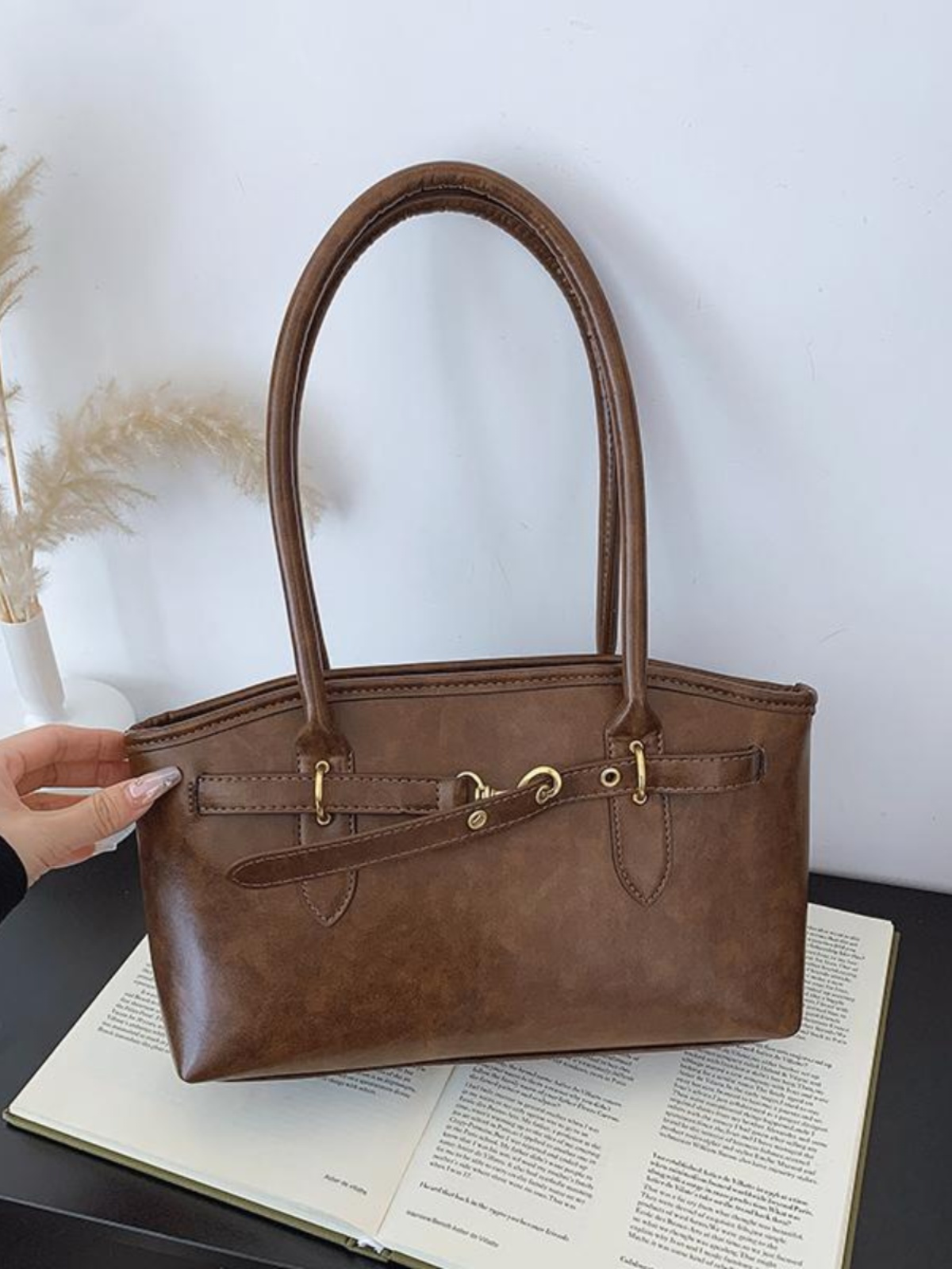 Women'S Elle Bags - Ретро-сумка через плечо большой вместимости для