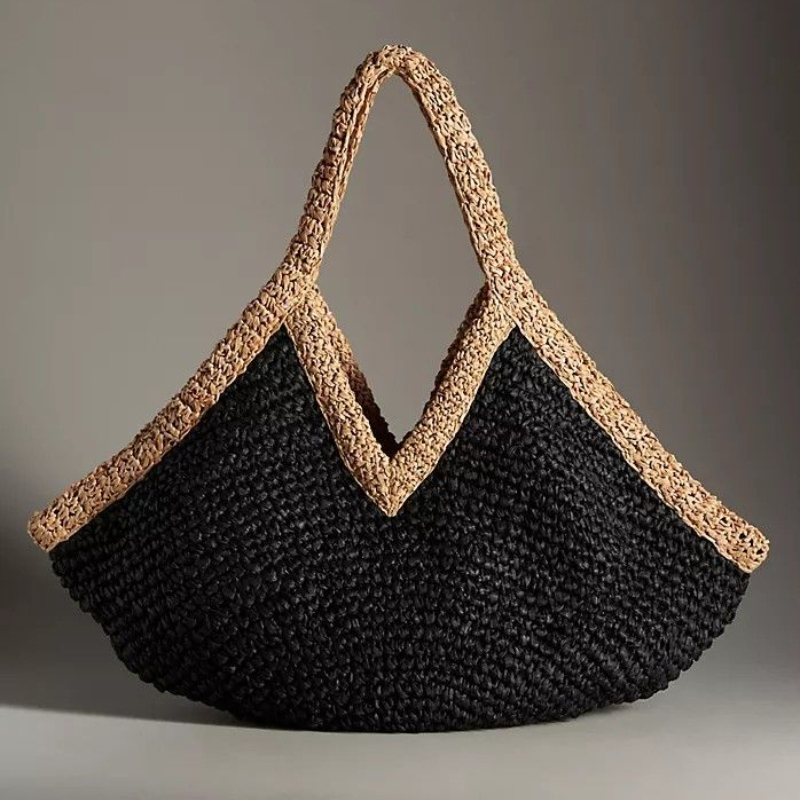 Woven Straw Bag - Новая летняя плетеная сумка ручной работы: