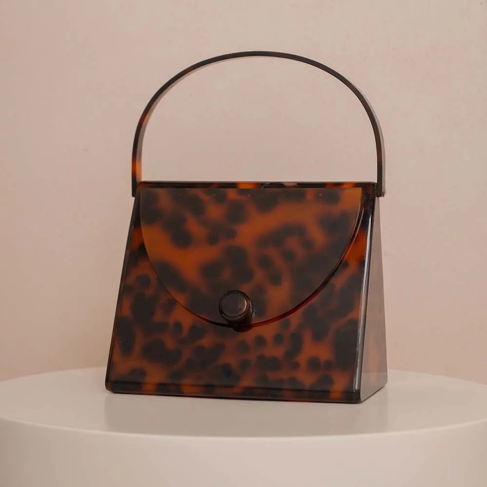 Новинка: Глянцевая ретро-сумоч – обзор и цена Tortoiseshell Bag Acrylic