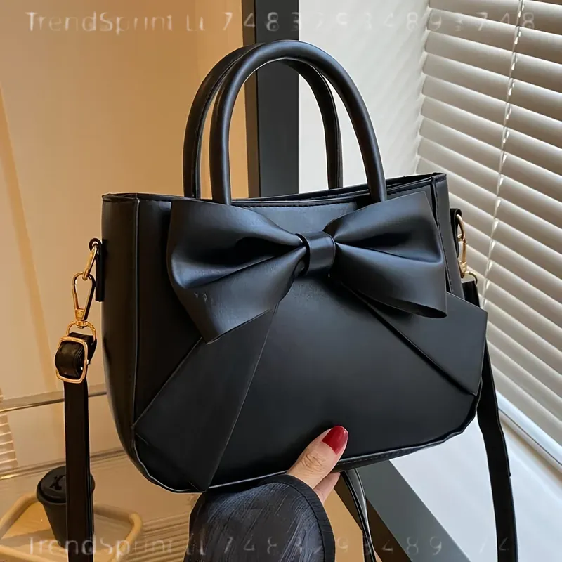 Элегантная черная сумка с бант – обзор и цена Women Bags For Work