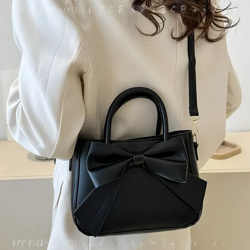 Элегантная черная сумка с бант – обзор и цена Women Bags For Work