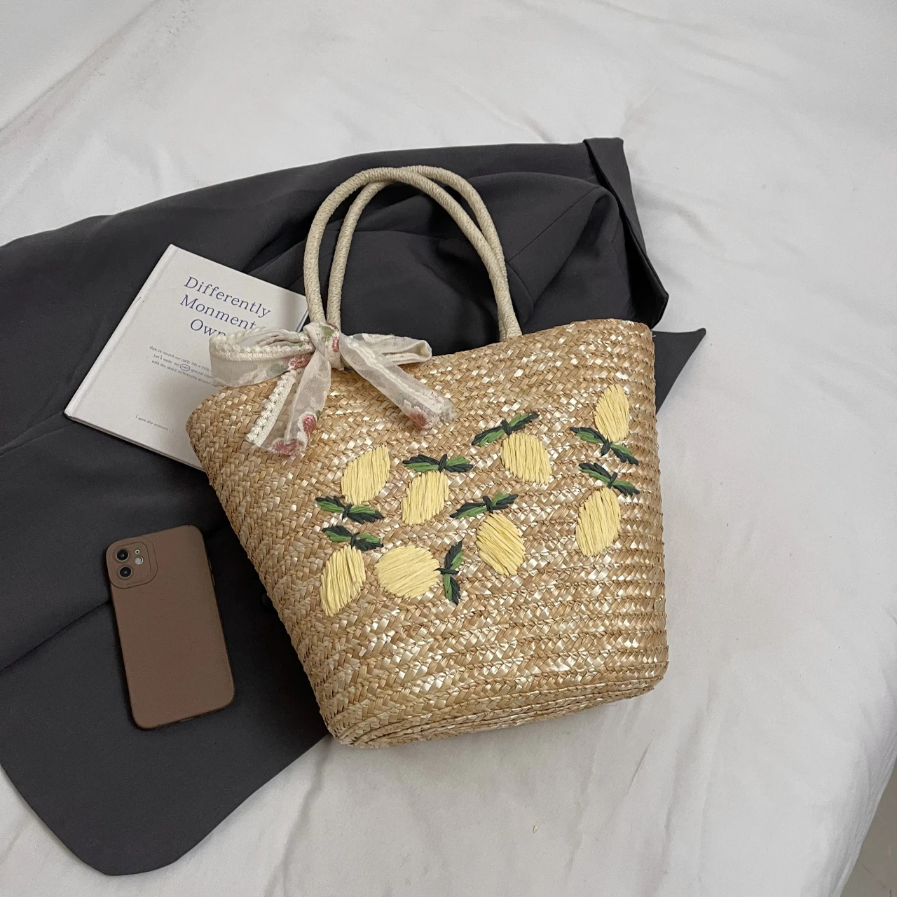 Пляжная сумка через плечо боль – обзор и цена Woven Straw Bag