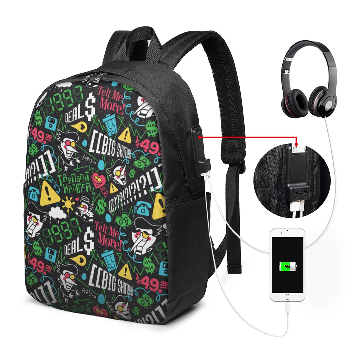 Рюкзак Deltarune SPAMTON G, до – обзор и цена Women'S Bags