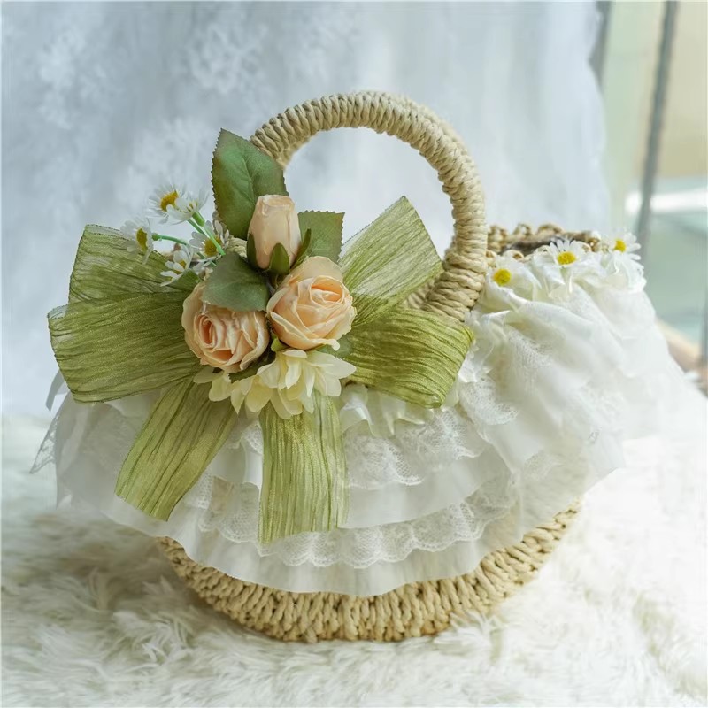 Сумка из кружева в стиле Лолит – обзор и цена Woven Straw Bag