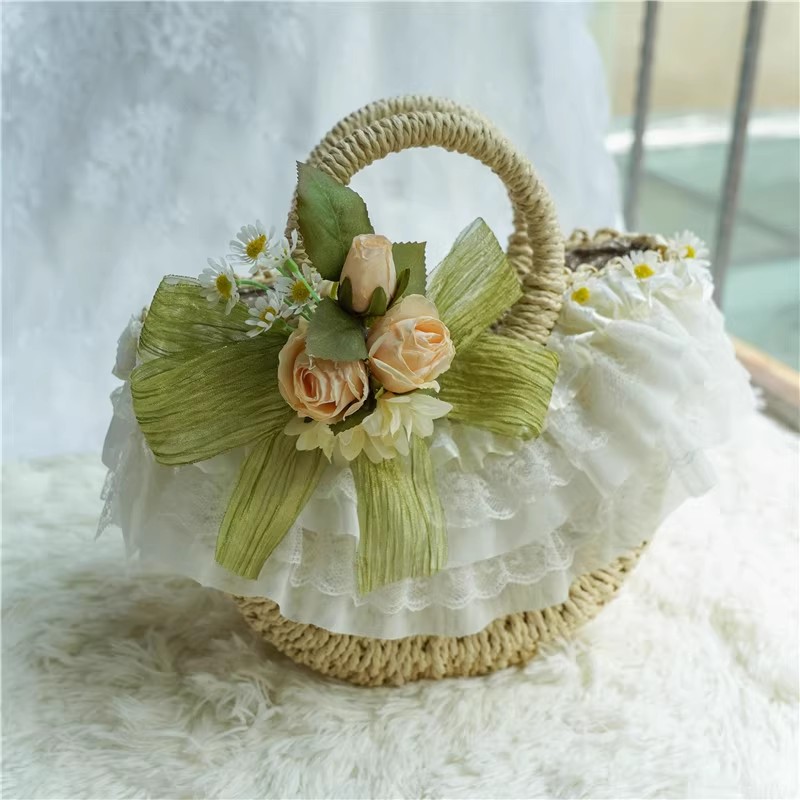 Сумка из кружева в стиле Лолит – обзор и цена Woven Straw Bag