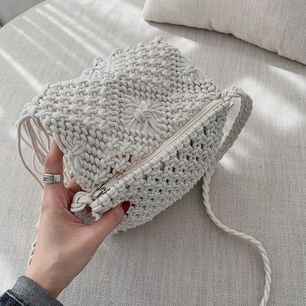 Ретро-сумка из плетеной соломк – обзор и цена Woven Straw Bag