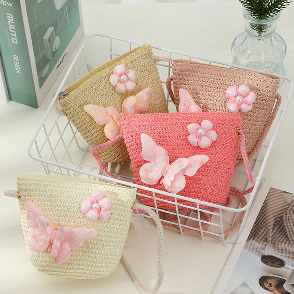 Креативная детская сумка ручно – обзор и цена Woven Straw Bag