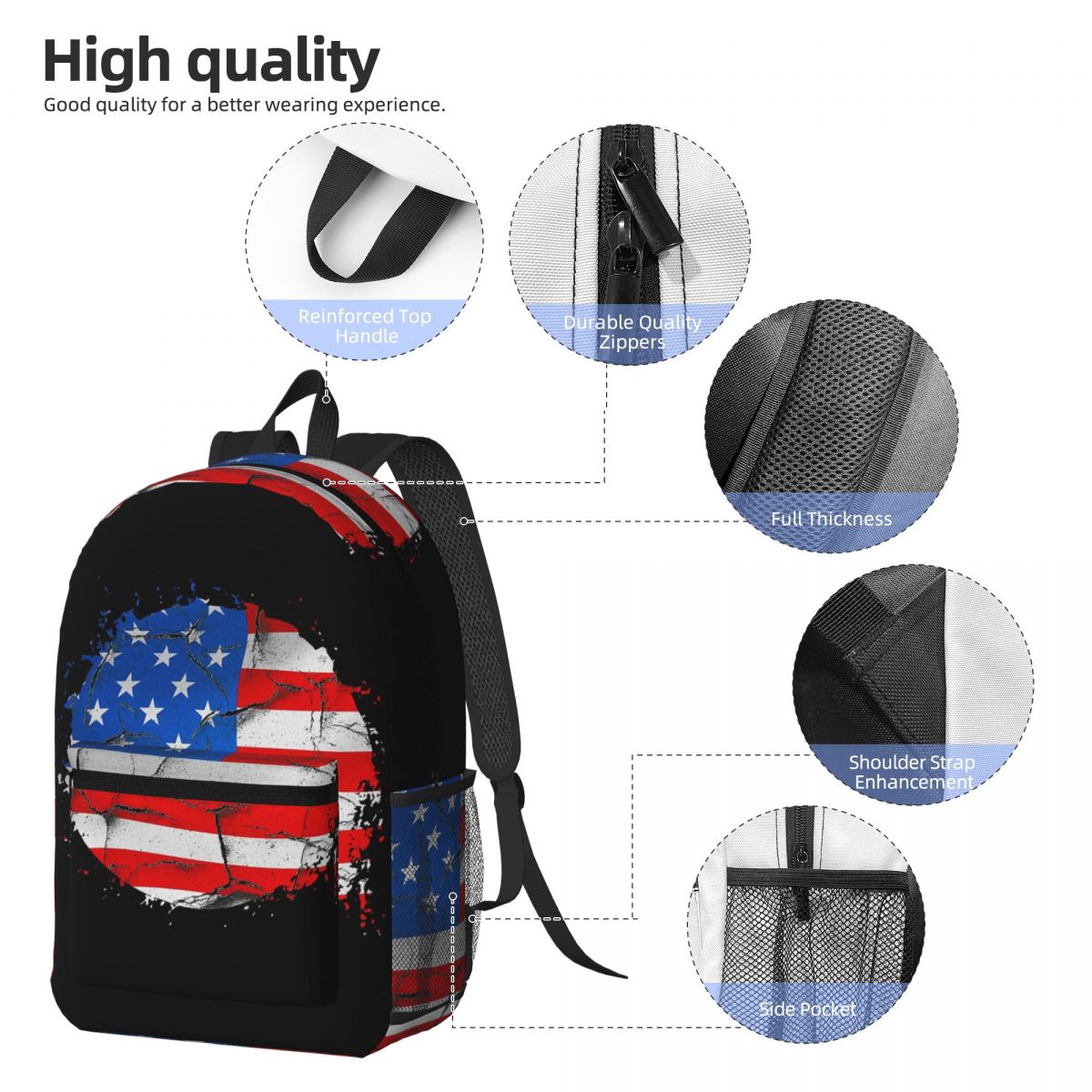 Рюкзак с американским флагом д – обзор и цена Women Bags Usa