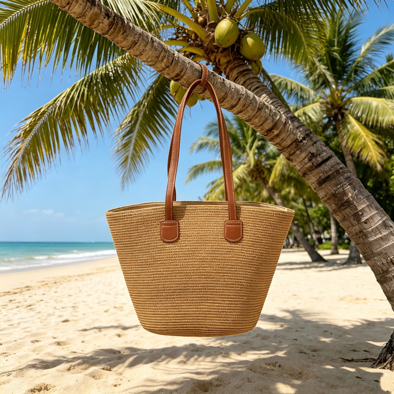 CLAREGQI Женская однотонная со – обзор и цена Woven Straw Bag