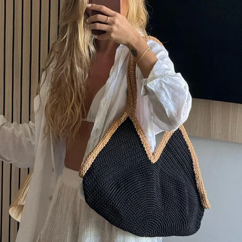 Новая летняя плетеная сумка ру – обзор и цена Woven Straw Bag