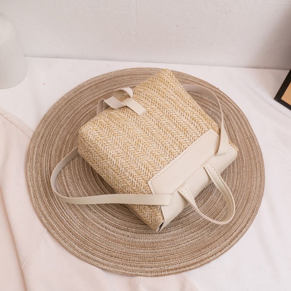 Модный рюкзак из искусственной – обзор и цена Woven Straw Bag