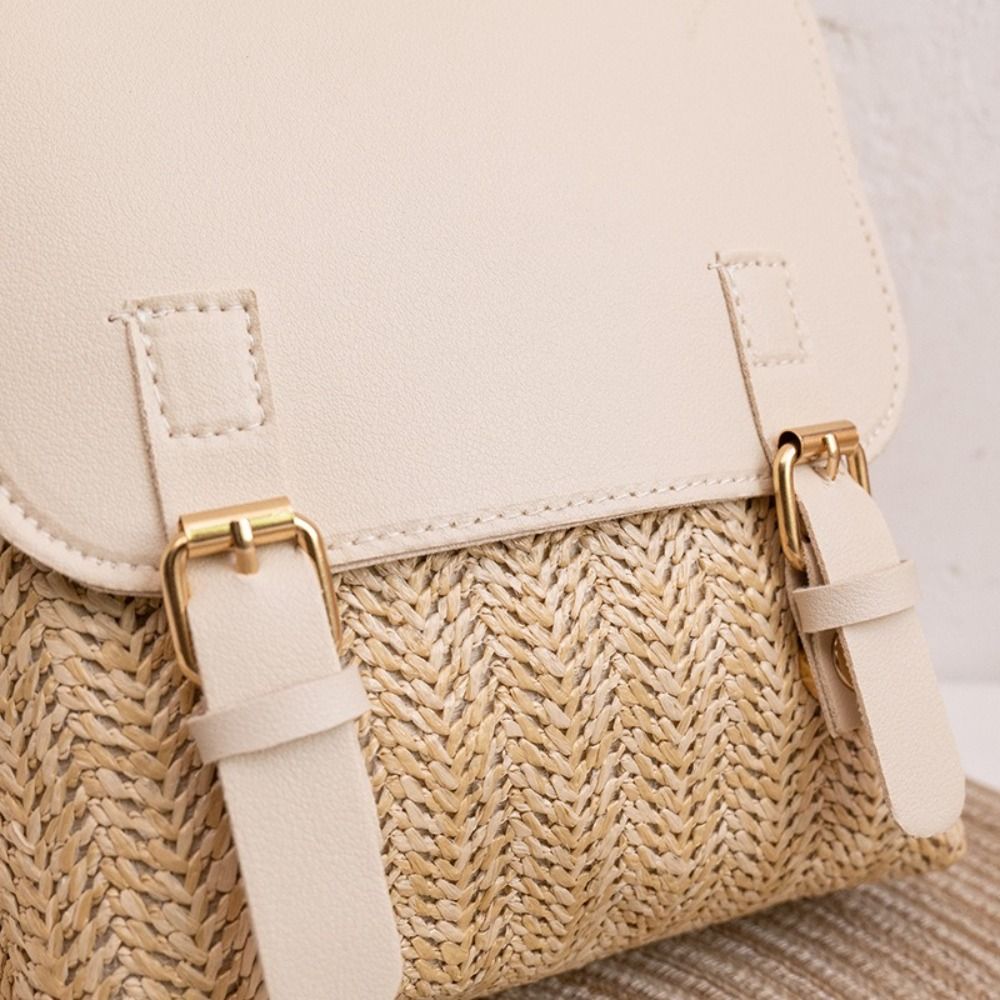 Модный рюкзак из искусственной – обзор и цена Woven Straw Bag