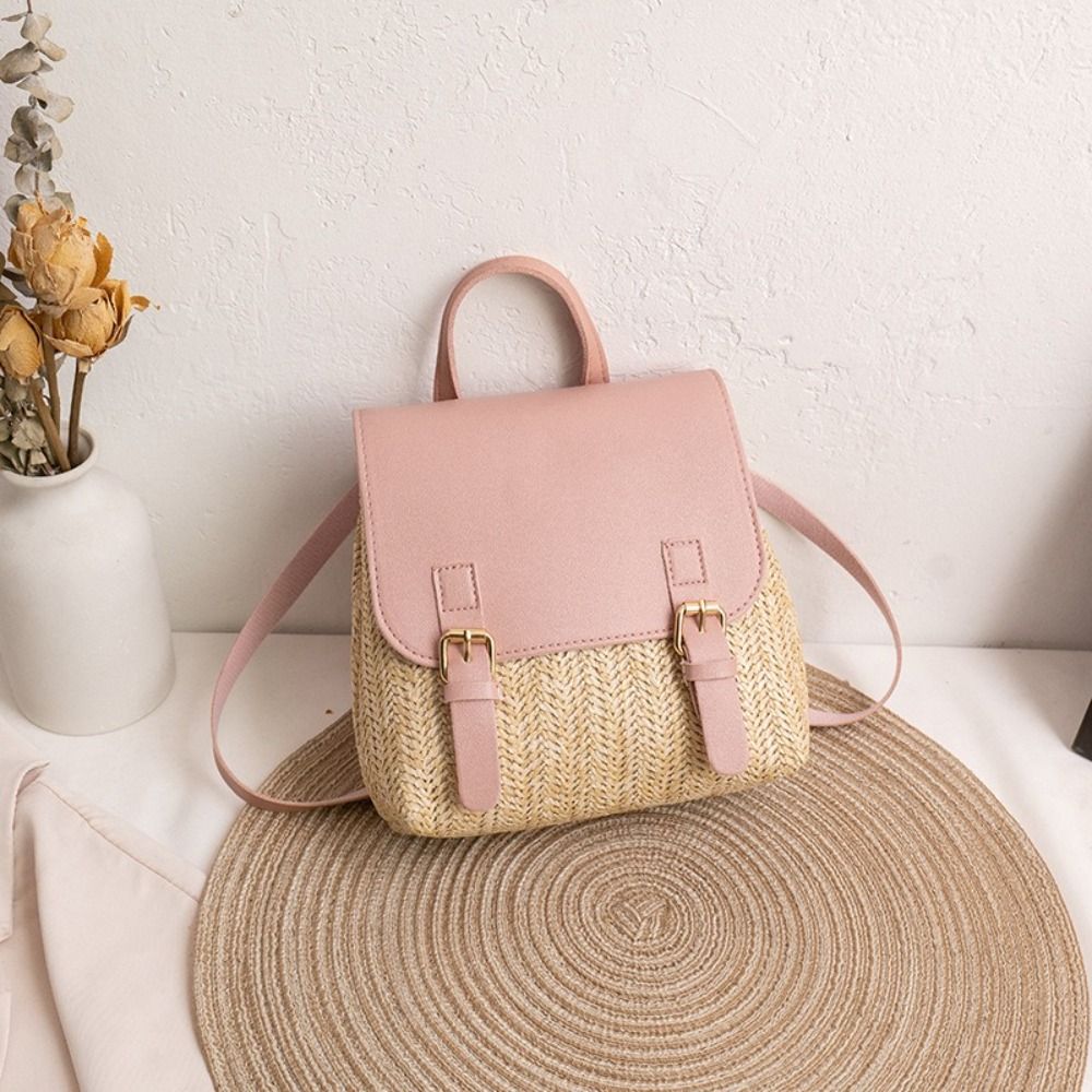 Модный рюкзак из искусственной – обзор и цена Woven Straw Bag