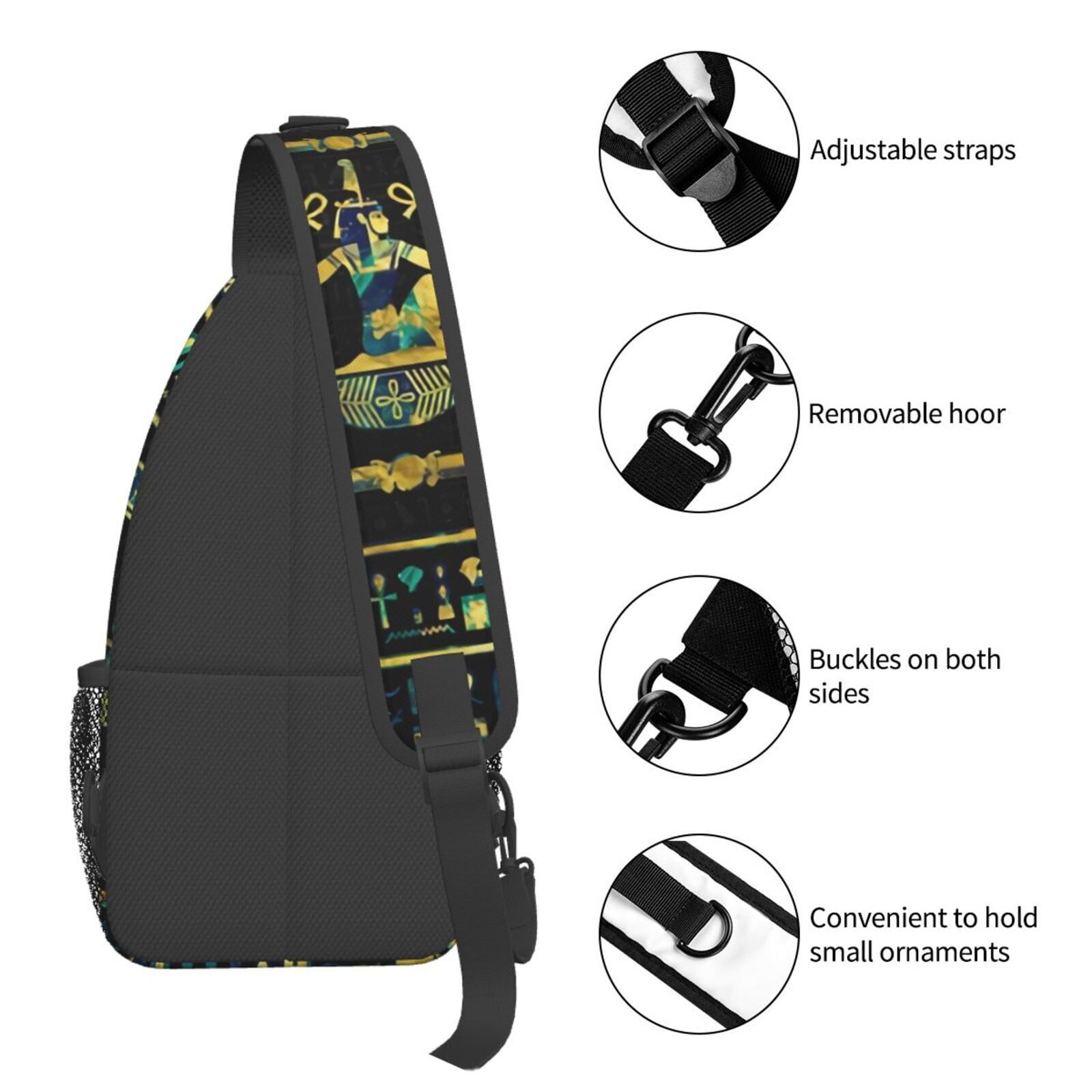 Египетские иероглифы, Золотая  – обзор и цена Women Bags India